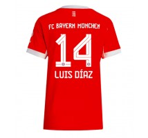 Bayern Munich Luis Diaz #14 Koszulka Podstawowa damskie 2025-26 Krótki Rękaw
